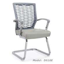 Chaise de visiteur en plastique et en cuir pivotante pour bureau (D616E)